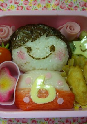 キャラ弁女の子-レシピのメイン写真
