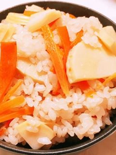旬の美味しいたけのこご飯♡-レシピのメイン写真