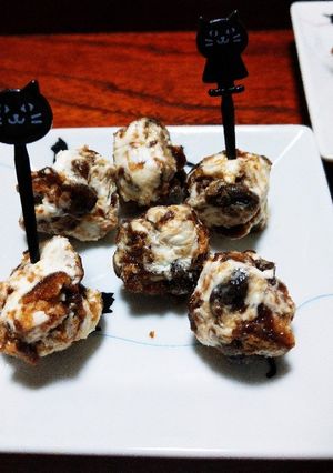 レーズンとかりんとうクリームチーズボール-レシピのメイン写真
