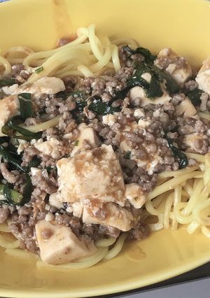簡単♫丸美屋麻婆豆腐★中華そば乗せ-レシピのメイン写真