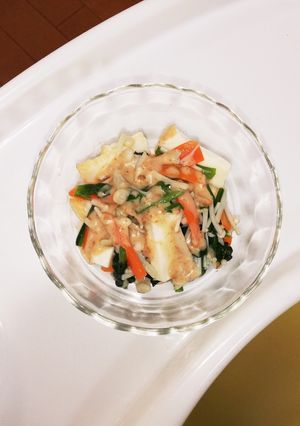 厚揚げとお野菜のゴマドレッシングかけ☆-レシピのメイン写真