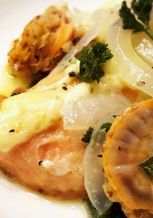 鮭のふわふわ焼き♡フライパンで時短簡単♪-レシピのメイン写真