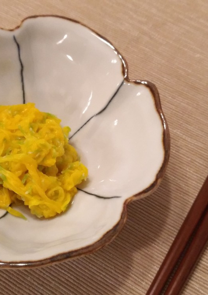 簡単！美味しい！食用菊の甘酢あえ-レシピのメイン写真