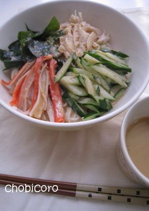 具たっぷりで♡ごまだれぶっかけそうめん-レシピのメイン写真