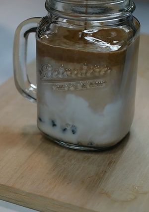 ダルゴナコーヒー作り方 + タピオカ-レシピのメイン写真