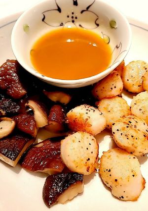 ホタテと椎茸のソテー　バター醤油ソース-レシピのメイン写真