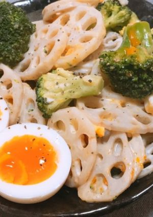 レンジで美味しいれんこんサラダ♡-レシピのメイン写真
