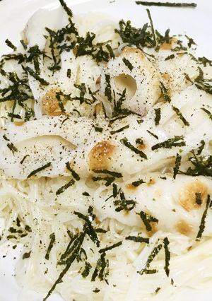 シンプル●竹輪と素麺の白だし炒め-レシピのメイン写真