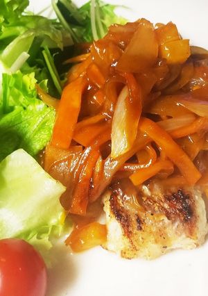 鱈のケチャップあんかけ焼き-レシピのメイン写真