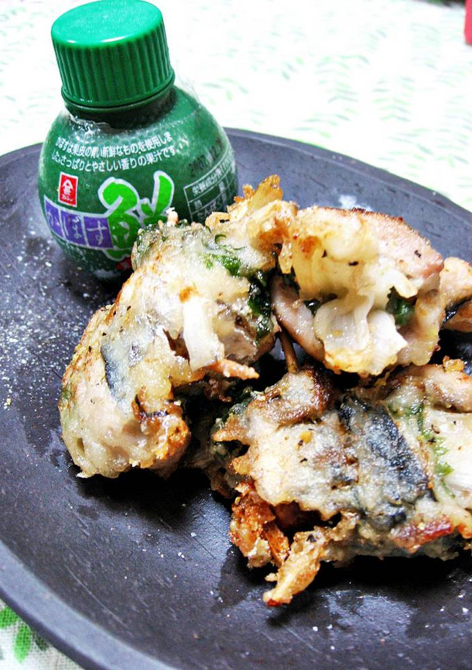 秋刀魚のくるりんねぎしそ巻揚げ-レシピのメイン写真
