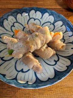 一人暮らしʕ·ᴥ·ʔ野菜の豚肉巻き-レシピのメイン写真