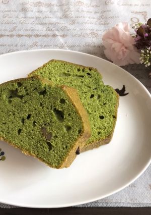 抹茶とくるみのパウンドケーキ-レシピのメイン写真