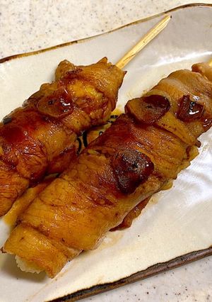 ニンニク香る♫チーズ肉巻きおにぎり-レシピのメイン写真
