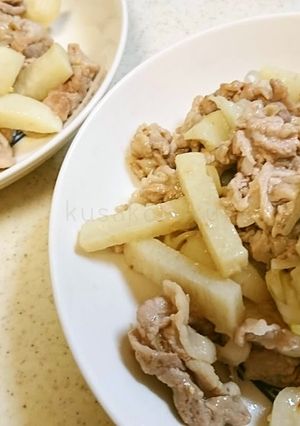 豚肉と長芋の味噌炒め-レシピのメイン写真