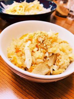 しらすゴボウの炊き込みご飯-レシピのメイン写真