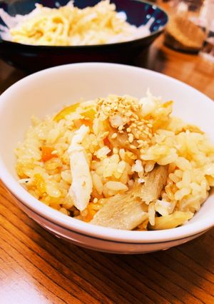 しらすゴボウの炊き込みご飯-レシピのメイン写真