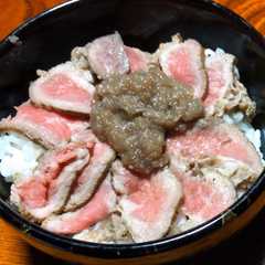 おうちで本格的和風ローストビーフ丼！-レシピのメイン写真