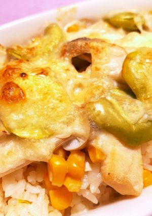バターライス入りチキンクリームドリア-レシピのメイン写真