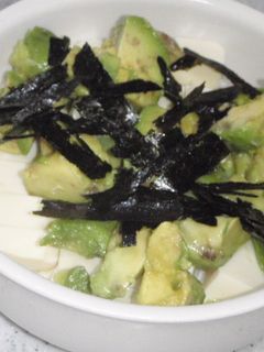 アボカドと豆腐のわさび醤油-レシピのメイン写真