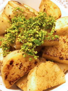 かんたん焼くだけ花山椒と山芋ソテー-レシピのメイン写真