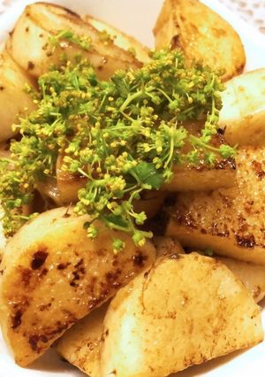 かんたん焼くだけ花山椒と山芋ソテー-レシピのメイン写真