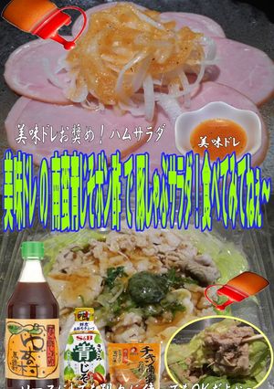 美味ドレ南蛮青じそポン酢で豚しゃぶサラダ-レシピのメイン写真