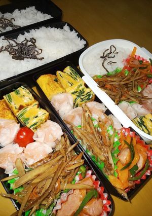 野菜たっぷり男子弁当 2~4-レシピのメイン写真