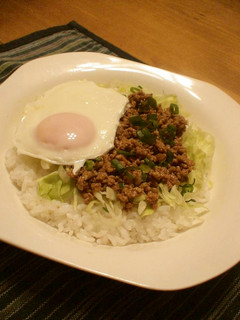 *肉味噌丼*ナシゴレン風*-レシピのメイン写真