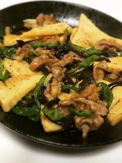 筍と豚肉のピリ辛炒め-レシピのメイン写真