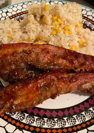 アメリカン、スペアリブオーブン焼き-レシピのメイン写真