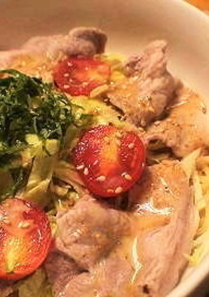＊豚しゃぶの冷やし中華＊-レシピのメイン写真
