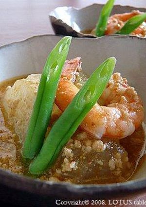 冬瓜のレッドカレー餡かけ-レシピのメイン写真