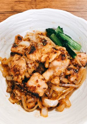 酸味がいい！鶏のハニーマスタード生姜焼き-レシピのメイン写真