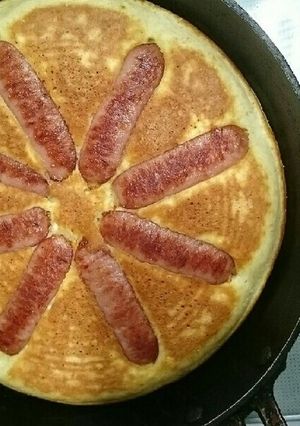 ソーセージホットケーキ-レシピのメイン写真