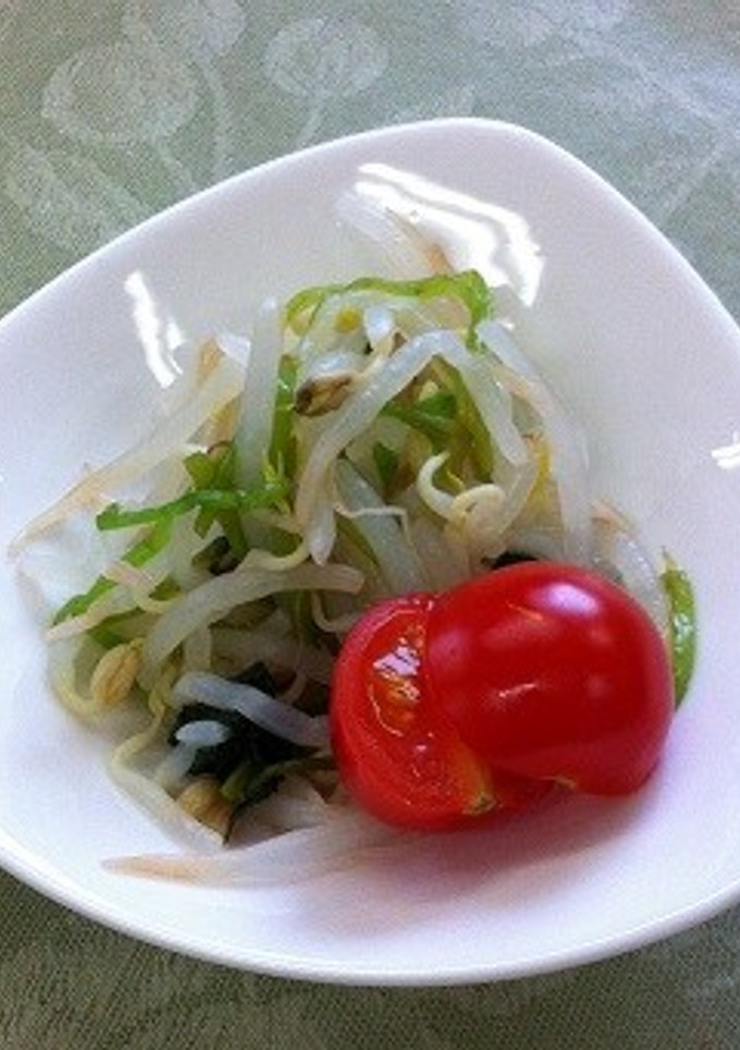もやしの甘酢和え（透析食）-レシピのメイン写真