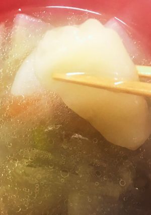 さっぱりスープにもっちりすいとん♥-レシピのメイン写真