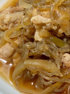もも肉と糸こんにゃくの煮物-レシピのメイン写真