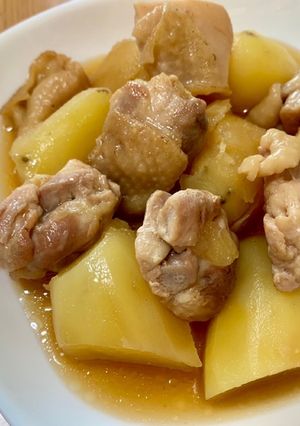 鶏もも肉とじゃがいもの甘辛煮-レシピのメイン写真