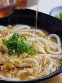 ふわとろ卵のあんかけうどん-レシピのメイン写真
