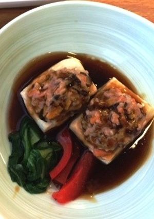 豆腐の重ね蒸し（透析食）-レシピのメイン写真