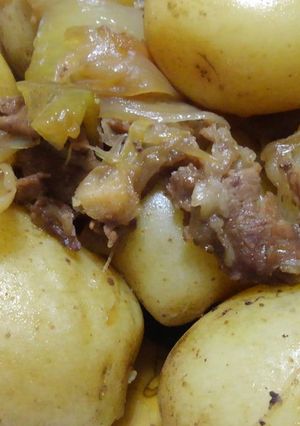 新じゃがいもと牛肉の甘口煮-レシピのメイン写真