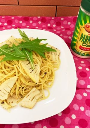 簡単美味しい☆旬の筍のペペロンチーノ-レシピのメイン写真