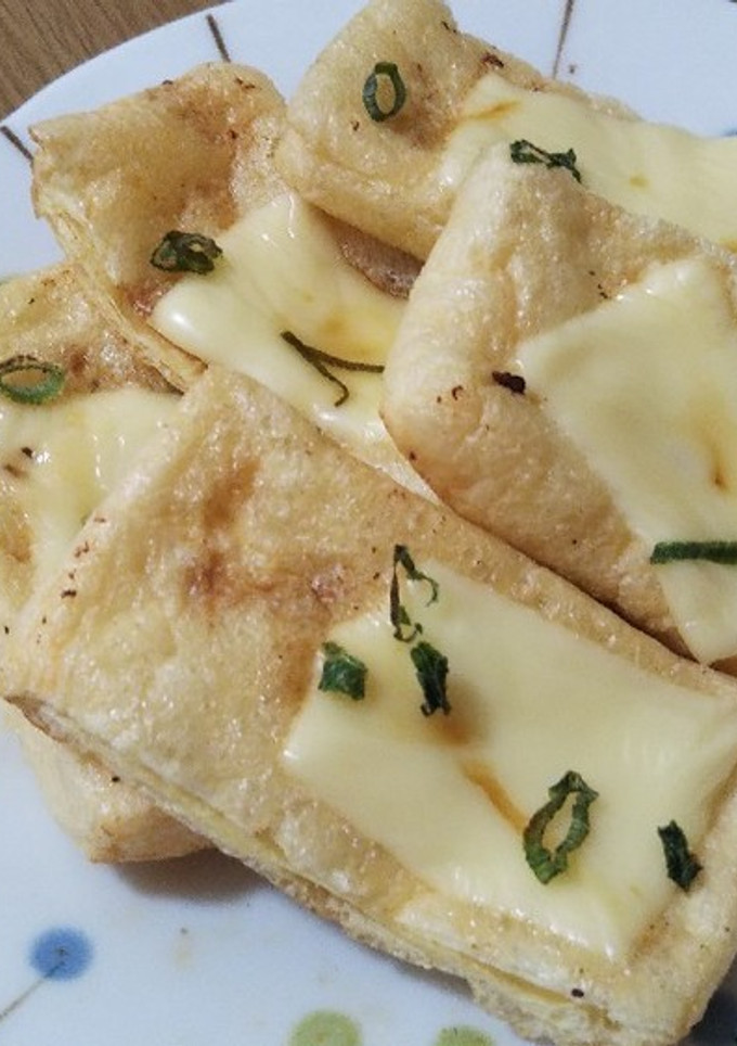 簡単油揚げのチーズ焼き-レシピのメイン写真