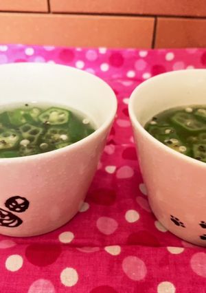 万能調味料でもう一品☆オクラのスープ-レシピのメイン写真