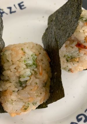 小えび天まぶしのおにぎり-レシピのメイン写真