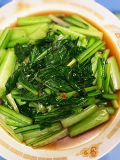 江戸菜で青菜炒め-レシピのメイン写真