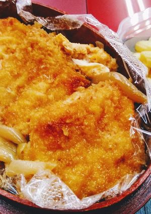 鶏むね肉でチキンカツのお弁当-レシピのメイン写真