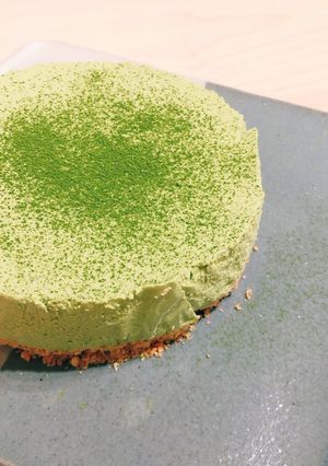 簡単抹茶レアチーズケーキ 12cm型-レシピのメイン写真