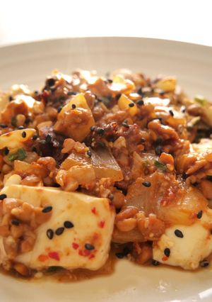 調味料は3つだけ！ 納豆で麻婆豆腐-レシピのメイン写真