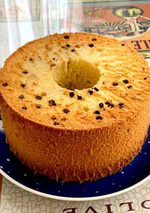 チョコチップシフォンケーキ-レシピのメイン写真